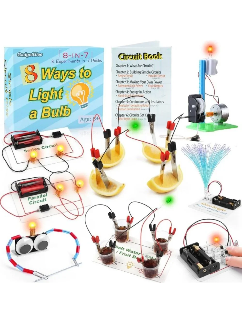 STEM Electric Circuit Kit for Kids & Teens | Fun Light Bulb Experiments